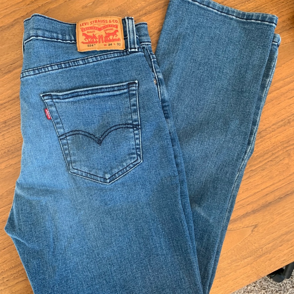 Levi's Men's Jeans 514 W 34 L 32